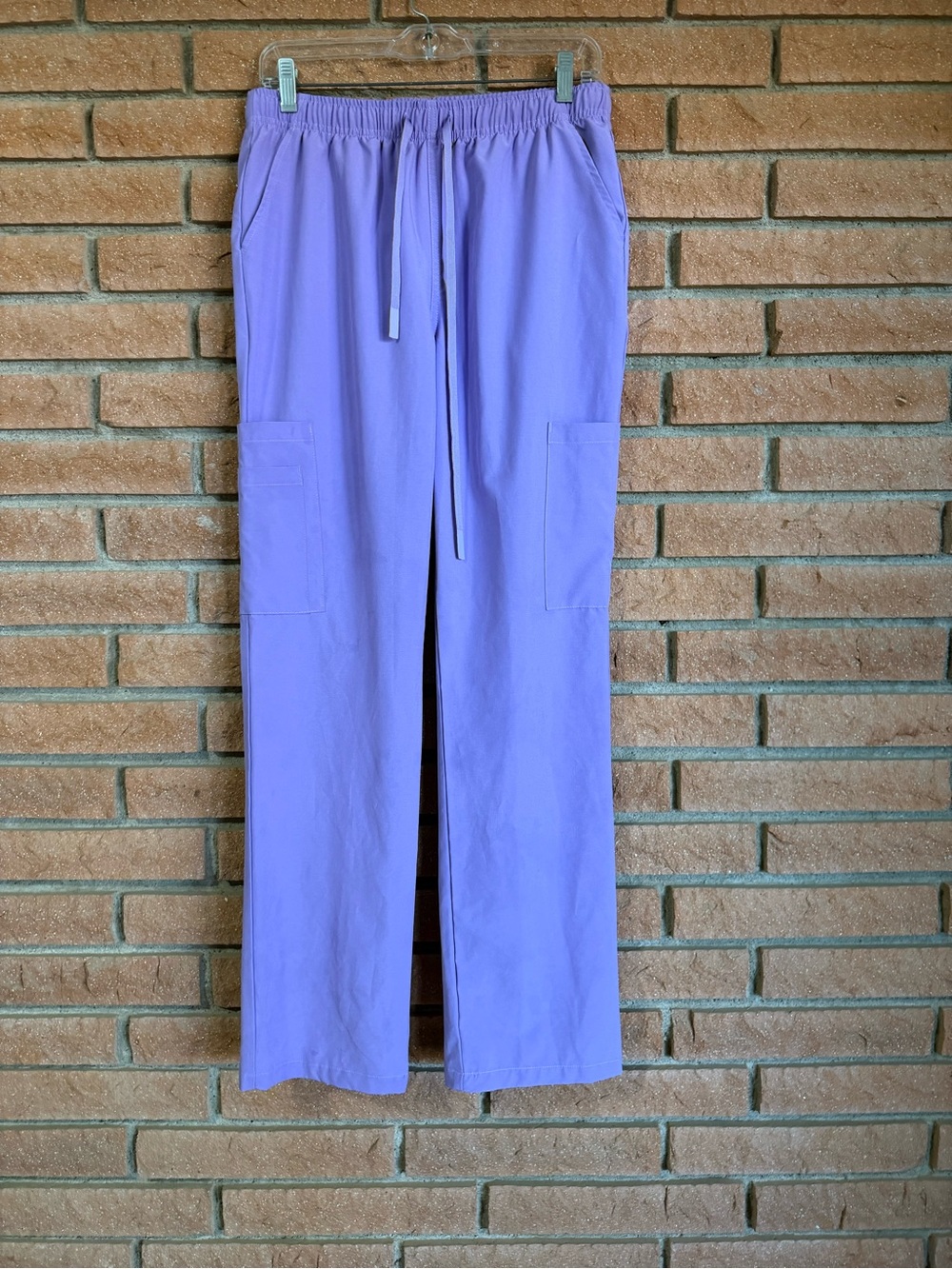 Wide Leg Pull-On Pants in Lavender